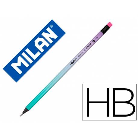 LAPIZ de GRAFITO MILAN HB SERIE SUNSET CAJA de 24