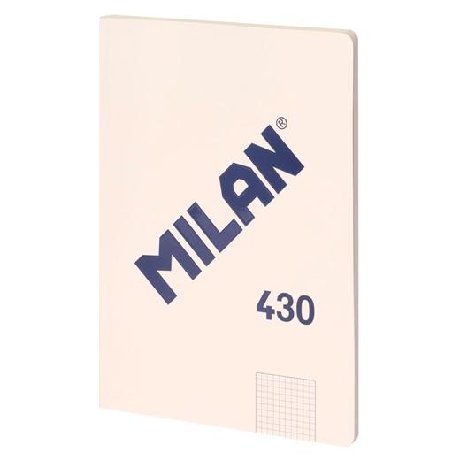 LIBRETA MILAN 430 serie 1918 A4 48h CUADRIC.5x5 95g BEIGE