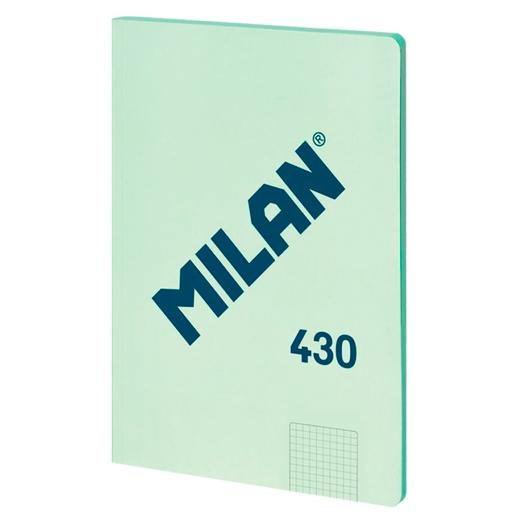 LIBRETA MILAN 430 serie 1918 A4 48h CUADRIC.5x5 95g VERDE