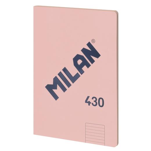 LIBRETA MILAN 430 serie 1918 A4 48h HORIZONTAL 95g ROSA