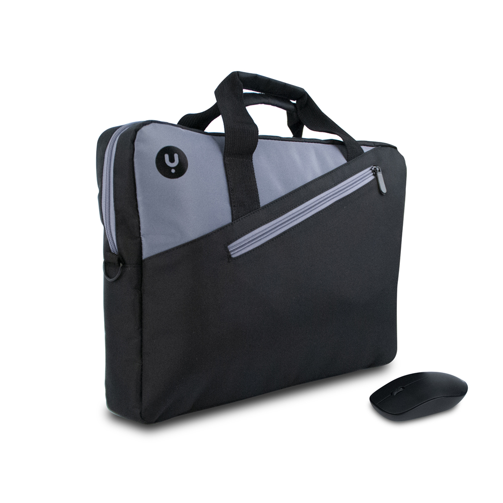 MALETIN PORTATIL MONRAY 15,6" MASTER CON RATON NEGRO