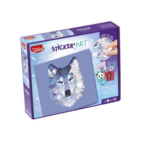 MAPED CREATIVE SET STICKER ART BY NUMBERS