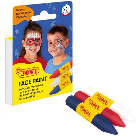 MAQUILLAJE JOVI BARRA FACE PAINT AVENTURA ESTUCHE de 3
