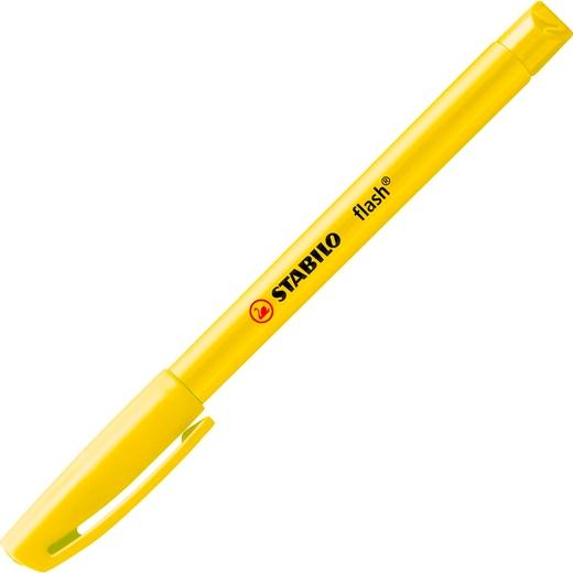 MARCADOR FLUOR STABILO FLASH 555  AMARILLO