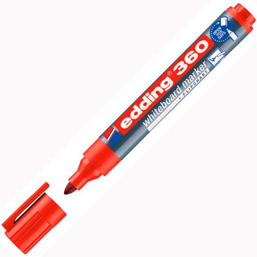 MARCADOR PIZARRA EDDING 360 CONICO ROJO
