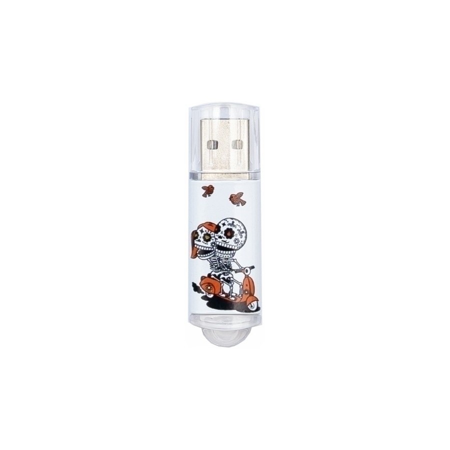 MEMORIA USB 32GB TECH-ONE-TECH CALAVERA BLUE MONDAY 2.0 (Incluye Canon LPI de 0.24 €)