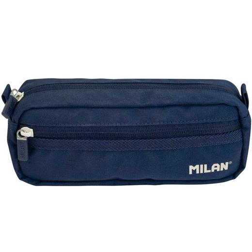 MILAN 2026 (ENERO)-430 SINCE 1918 PORTATODO RECTANGULAR 2 CREMALLERAS AZUL MARINO