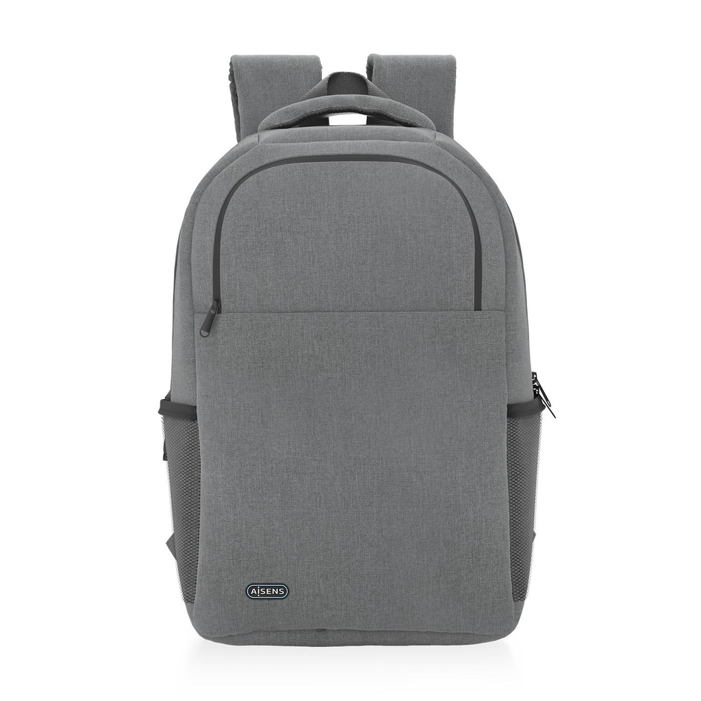 MOCHILA PORTATIL AISENS PREMIUM 15,6" GRIS