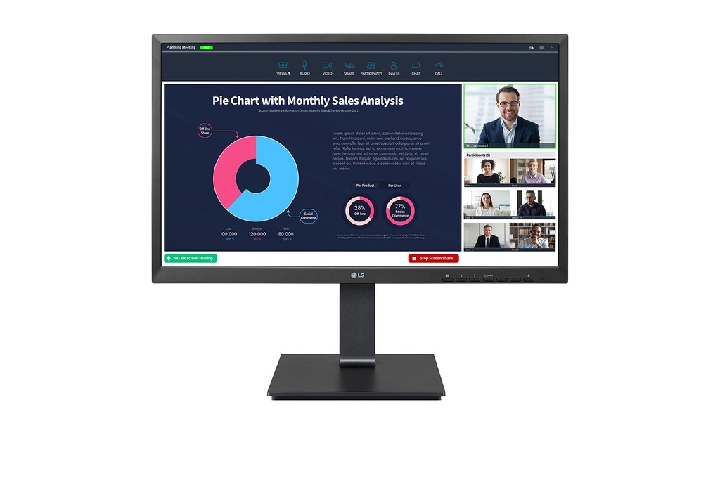 MONITOR LED 23,8" LG 24BP75CP-B FHD LED VESA HDMI DP USB-A