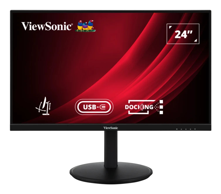 MONITOR LED 24" VIEWSONIC VG2409-U FHD IPS 2 X HDMI DP IN OUT USB C RJ45 ERGO