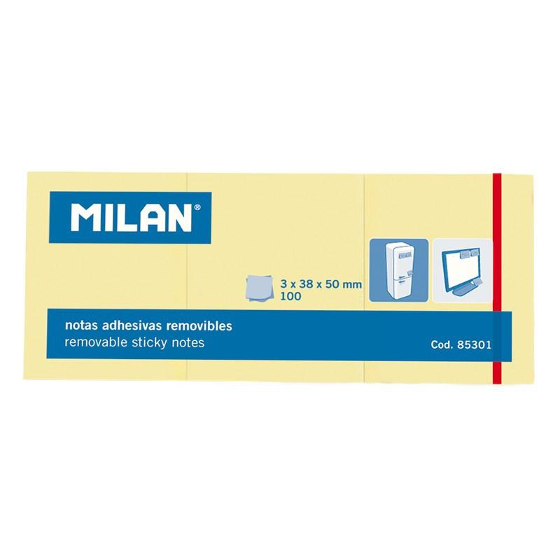 NOTAS ADHESIVAS MILAN 3x100h 50x38