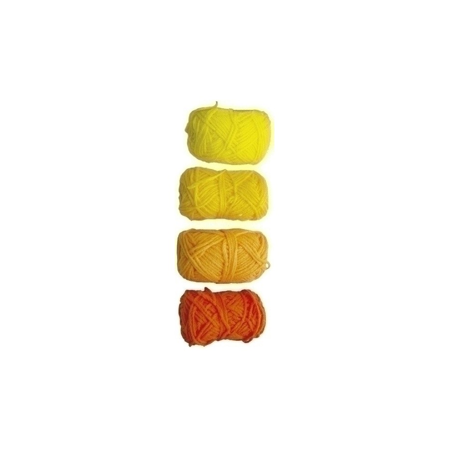 OVILLOS LANA NIEFENVER 28gr.TONOS AMARILLOS PACK DE 4