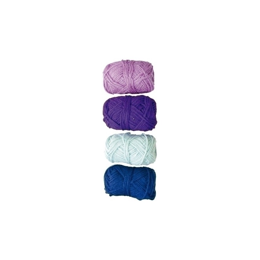 OVILLOS LANA NIEFENVER 28gr.TONOS AZULES PACK DE 4