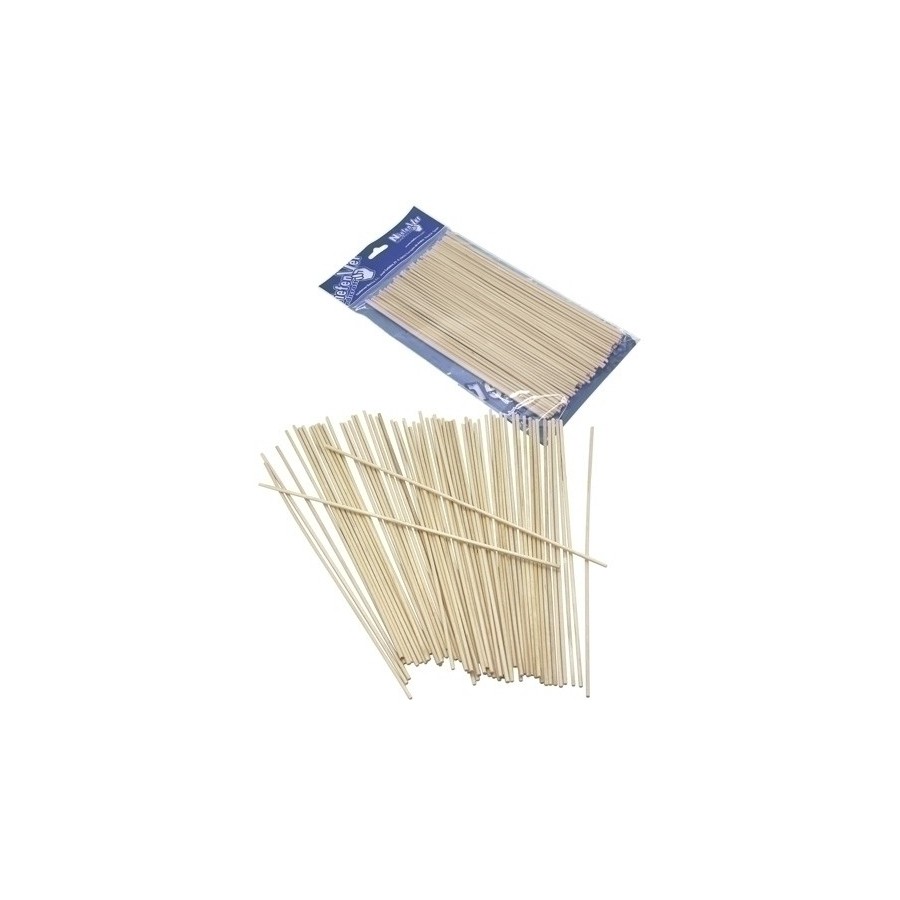 PALILLOS REDONDOS NIEFENVER SIN PUNTA 20CM BOLSA 100 UD