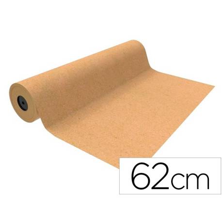 PAPEL de REGALO BOBINA BASIKA 62 cm x 85 m (2,5 Kg aprox.) KRAFT VERJURADO