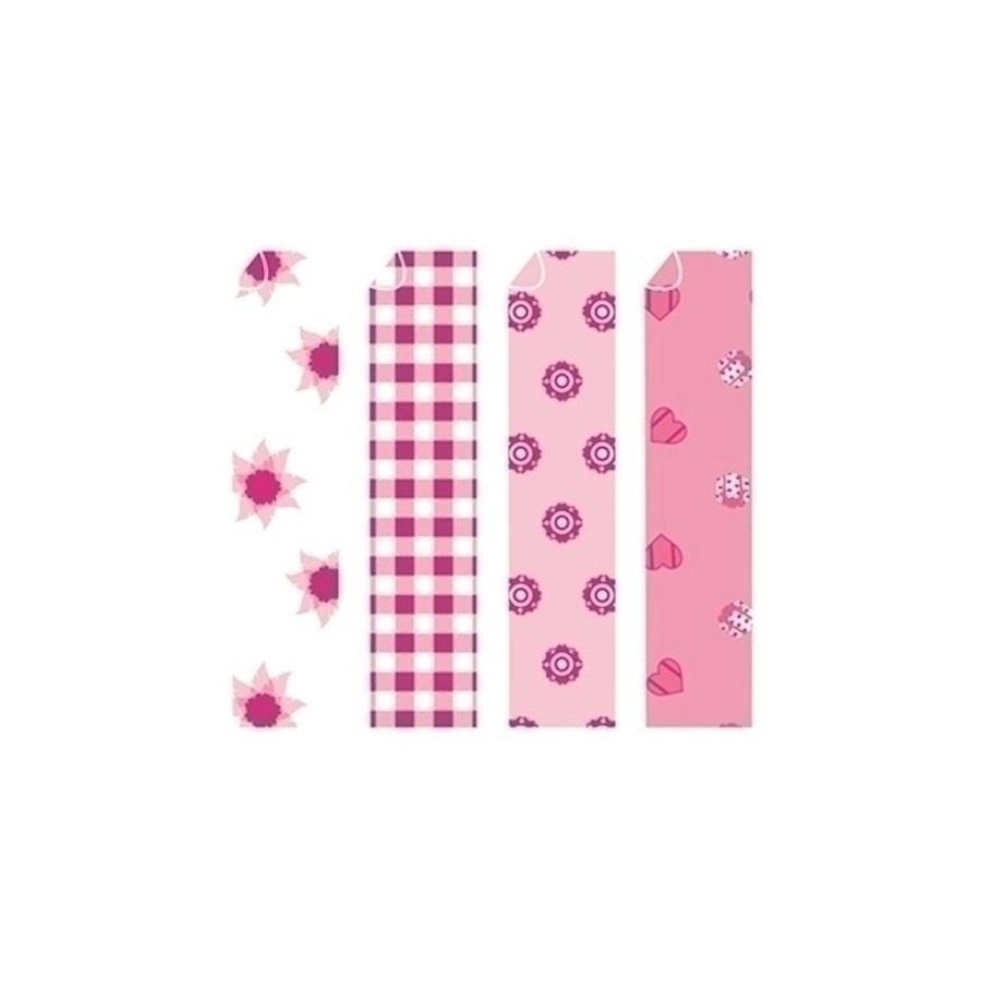 PAPEL para ORIGAMI NIEFENVER 20x20 cm. ROSA-2 SOBRE de 20 hojas