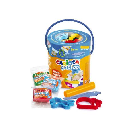 PASTA DE MODELAR CARIOCA BABY DO PLAYSET (+1 año)
(incluye herramientas)