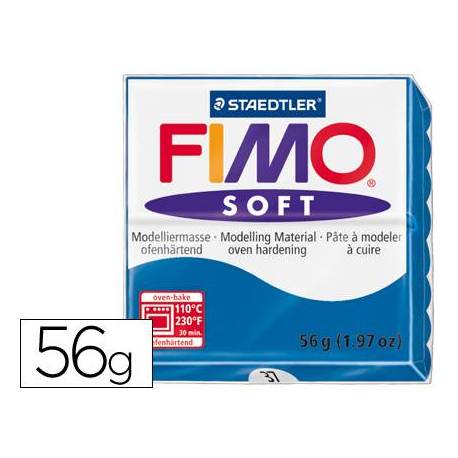 PASTA MODELAR FIMO SOFT AZUL 57 GR.