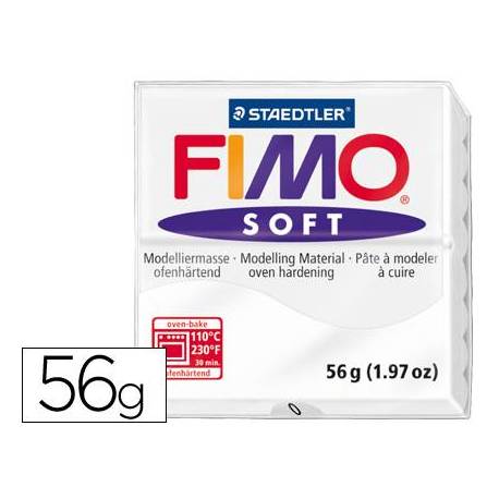 PASTA MODELAR FIMO SOFT BLANCO 57 GR.