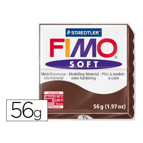 PASTA MODELAR FIMO SOFT CHOCOLATE 57 GR.