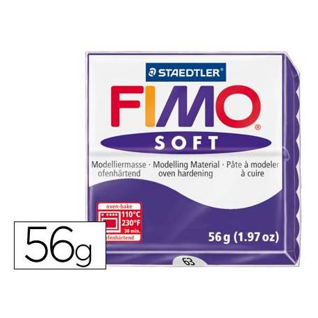 PASTA MODELAR FIMO SOFT CIRUELA 57 GR.