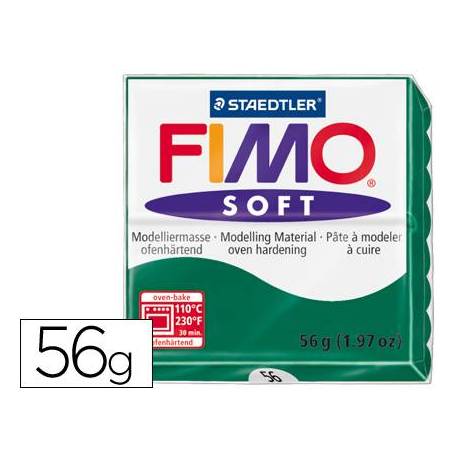 PASTA MODELAR FIMO SOFT ESMERALDA 57 GR.