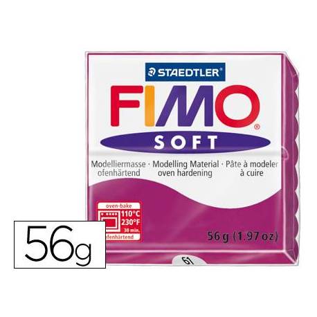 PASTA MODELAR FIMO SOFT PURPURA 57 GR.