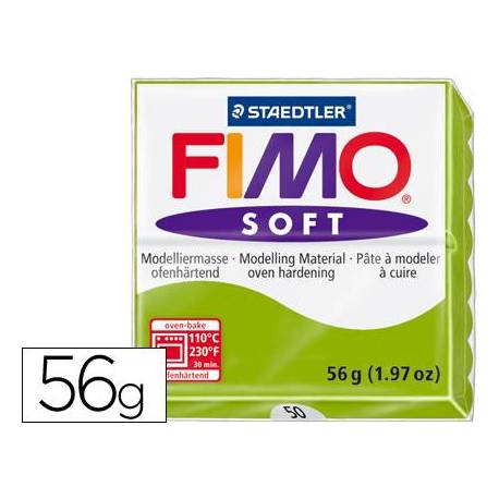 PASTA MODELAR FIMO SOFT VERDE MANZANA 57 GR.