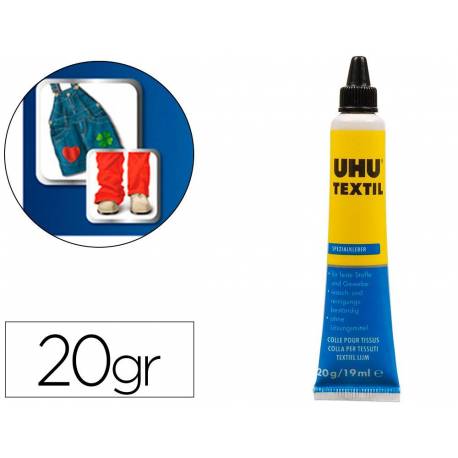 PEGAMENTO UHU TEXTIL 20g
