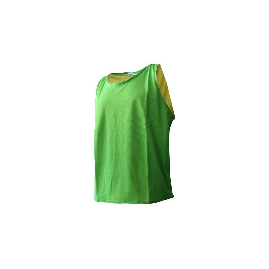 PETO REVERSIBLE JUNIOR VERDE-AMARILLO