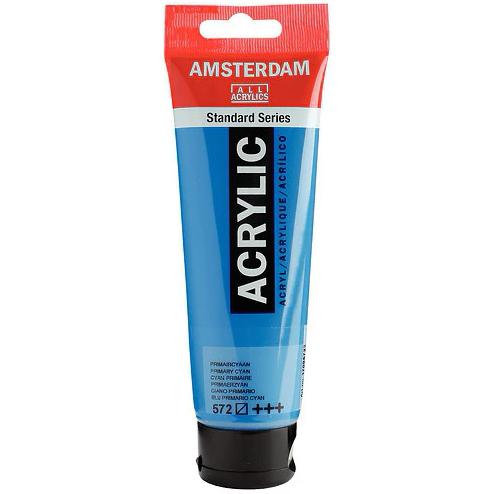 PINTURA ACRILICA AMSTERDAM 120 ml (bote) CIAN 572