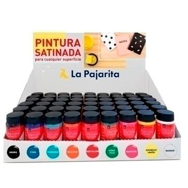 PINTURA LATEX LA PAJARITA 35 ml (bote) EXPOSITOR de 54