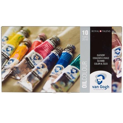 PINTURA OLEO VAN GOGH SET BASICO 20 ml (Tubo) ESTUCHE de 10