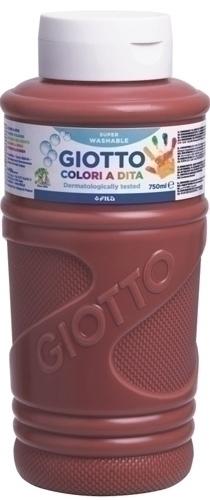 PINTURA de DEDOS GIOTTO 750 ml (bote) MARRON