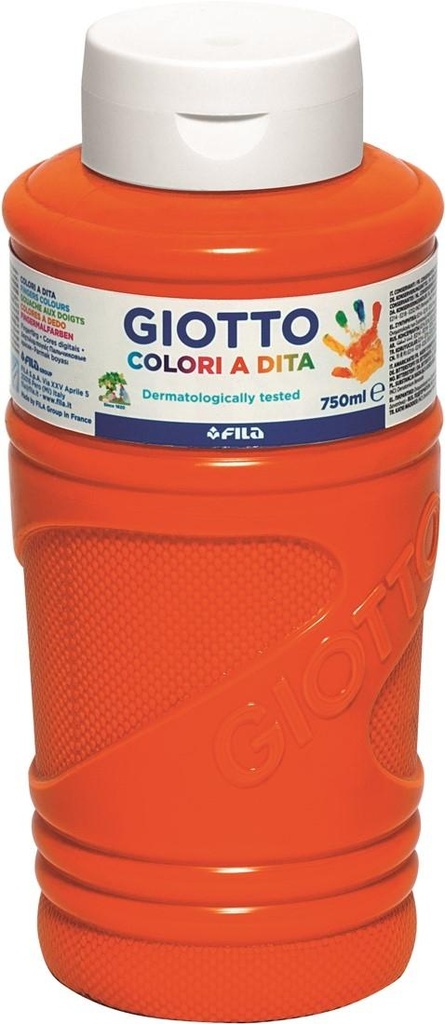 PINTURA de DEDOS GIOTTO 750 ml (bote) NARANJA