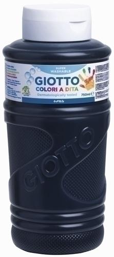 PINTURA de DEDOS GIOTTO 750 ml (bote) NEGRO