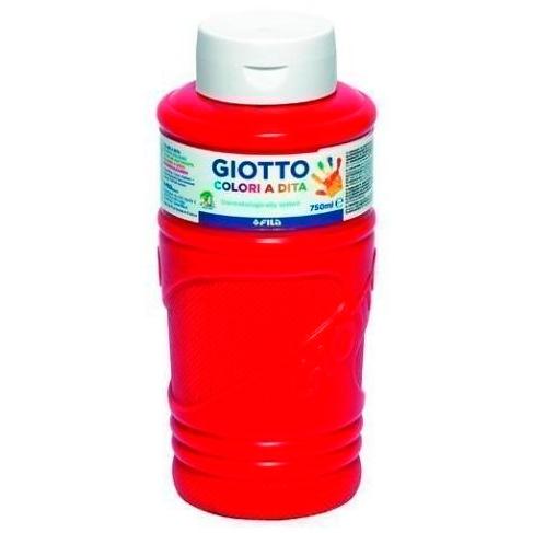 PINTURA de DEDOS GIOTTO 750 ml (bote) ROJO