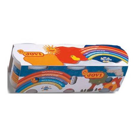 PLASTILINA JOVI BLANDIVER SOFT DOUGH 110 gr. SURTIDOS CAJA DE 3