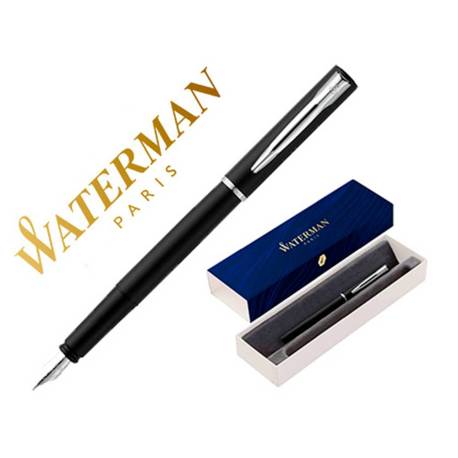 PLUMA WATERMAN ALLURE LACA NEGRO (M)