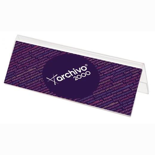 PORTA-NOMBRES SOBREMESA A.2000 10404 CS TP
(Dimensiones: 85x300x100 mm)