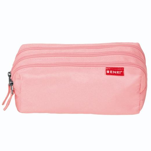 PORTATODO ENRI 3 CREMALLERAS ROSA