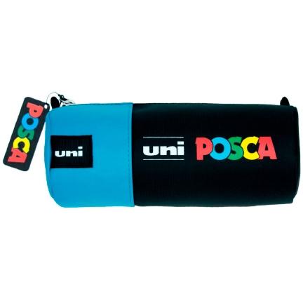 PORTATODO UNI-POSCA TELA AZUL
