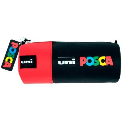 PORTATODO UNI-POSCA TELA ROJO