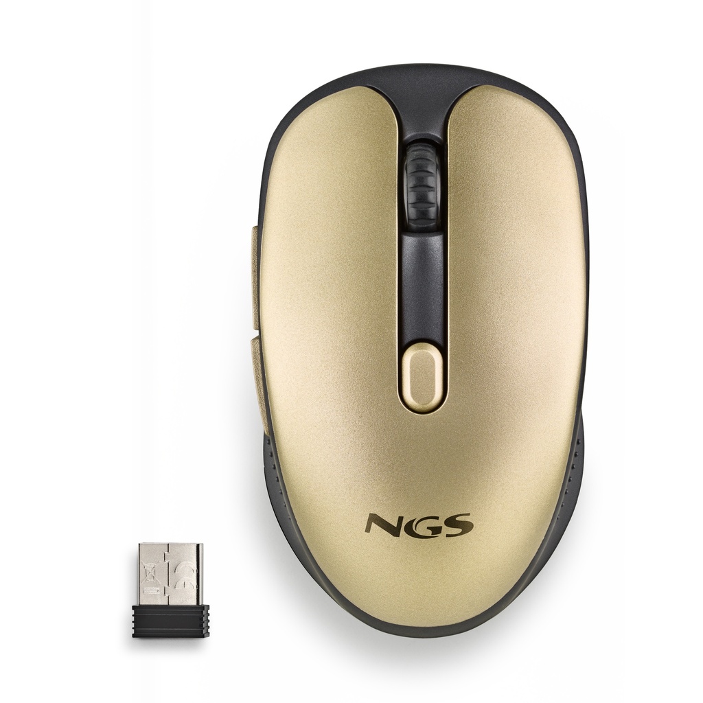 RATON NGS RUST GOLD INALAMBRICO NEGRO/DORADO