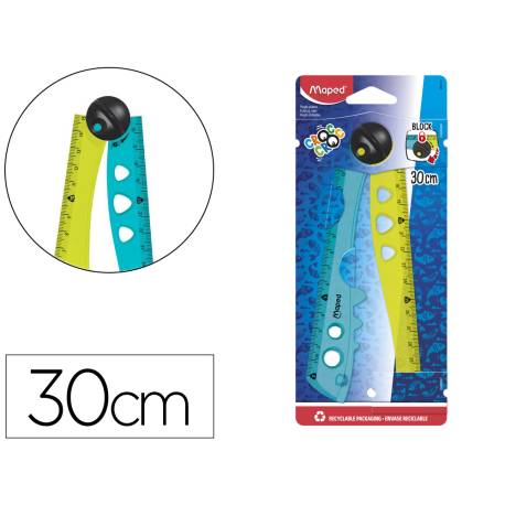 REGLA MAPED PLEGABLE CROC CROC 15/30 cm