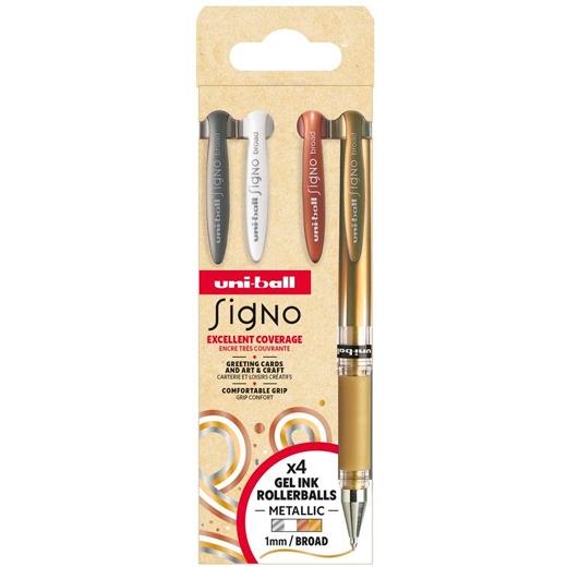 ROLLER GEL UNI-BALL SIGNO BROAD 1,0 (UM-153) SET Nº1 de 4