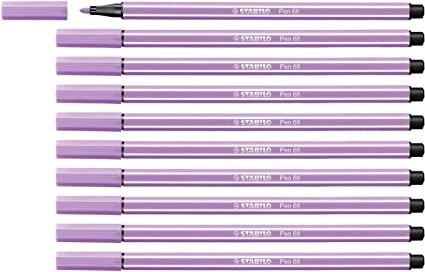 ROTULADOR FIBRA STABILO PEN 68  LILA CLARO
