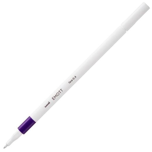 ROTULADOR FIBRA UNI-BALL EMOTT FINELINER PEM-SY.12 (0,4) VIOLETA