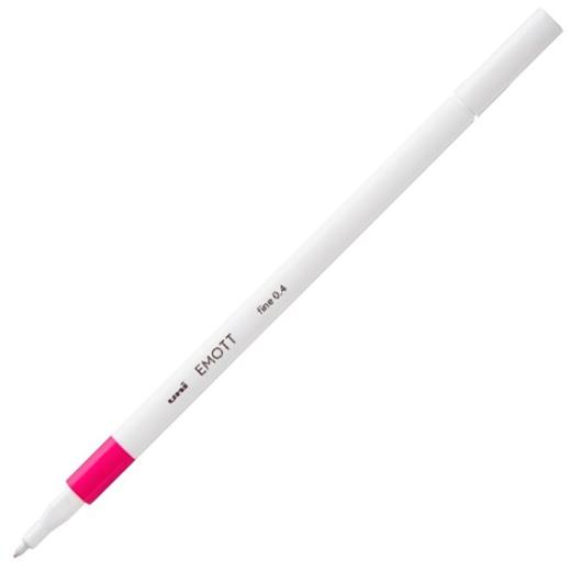 ROTULADOR FIBRA UNI-BALL EMOTT FINELINER PEM-SY.13 (0,4) ROSA