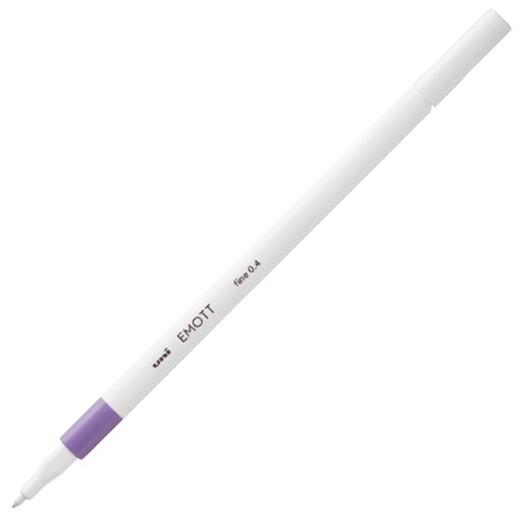 ROTULADOR FIBRA UNI-BALL EMOTT FINELINER PEM-SY.34 (0,4) LILA